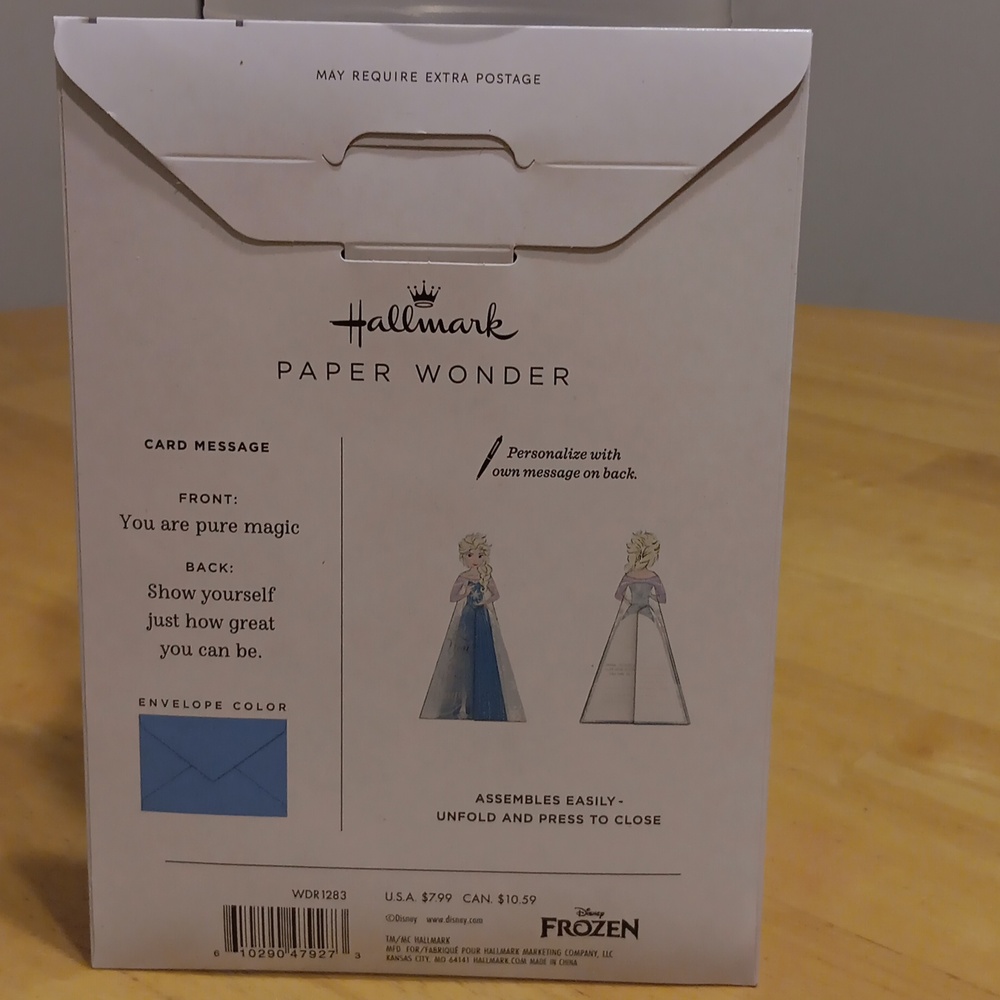 Hallmark x Disney NWT Paper Honeycomb Card w Envelope Choice of Princess 👸 - Picture 7 of 9